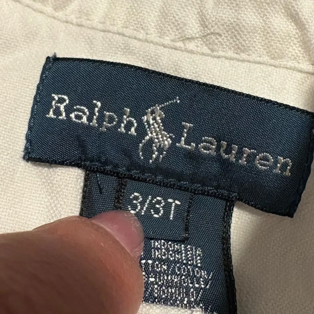 Big Pony Cotton Oxford Shirt Ralph Lauren Boys size 3